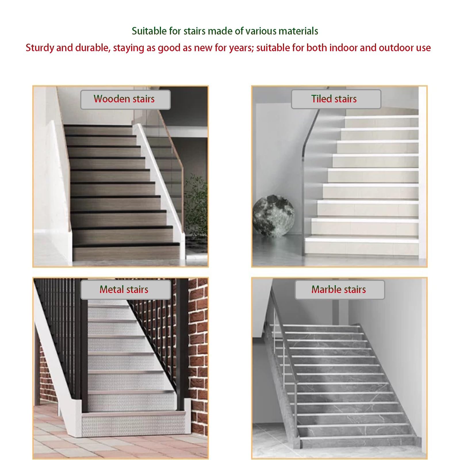Aluminiowe Listwy Schodowe, 90 Cm × 3 Szt. – Osłony Krawędzi Schodów, Listwy Wykończeniowe, Do Zastosowań Wewnętrznych I Zewnętrznych, Wodoodporne(Gold,40x20mm)