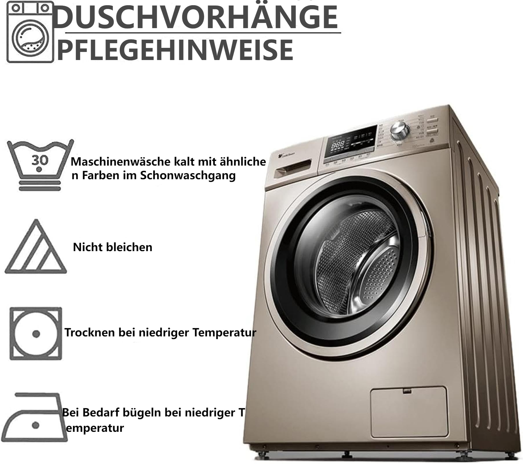 Duschvorhang Rosa 240x180 cm Schwerer Hotel Luxus Polyester Wasserdicht Duschvorhänge Anti-Schimmel und Textil Waschbar Schnelltrocknend für Badezimmer Badewannen mit 12 Haken