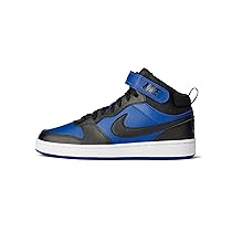 NIKE CD7782-404 Court Borough Mid 2 Uomo, Game Royal, Black-White EU 36