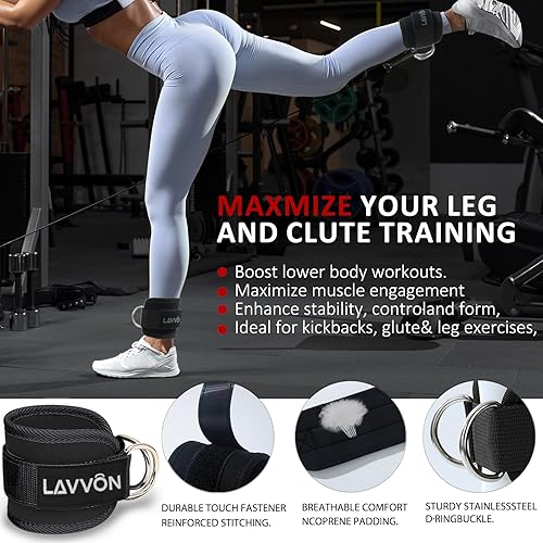 Miniatura 4 de Juego de almohadillas para sentadillas, almohadilla de espuma para sentadillas, estocadas y almohadillas de barra para empujes de cadera,