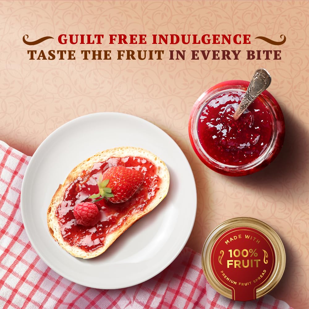 Kissan Strawberry & Raspberry Spread 340g - Image 7 thumbnail