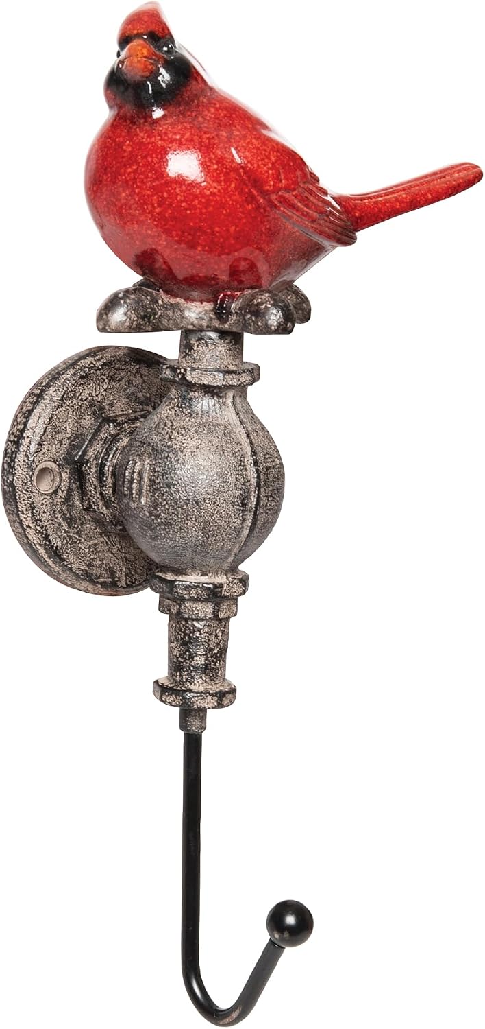 GALLERIE II Cardinal Wall Coat/Keys Hook Red
