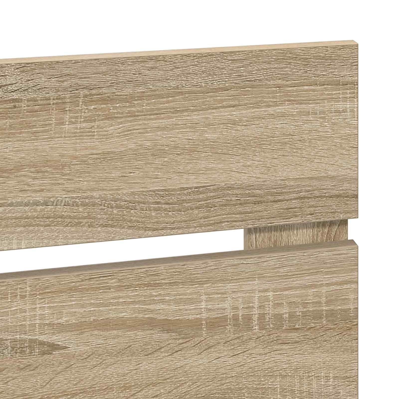 vidaXL Tête de lit Chêne Sonoma Bois d'ingénierie, Décor Moderne de Chambre, tête de lit rectangulaire, Accessoires Solides pour Un Espace de Sommeil Contemporain