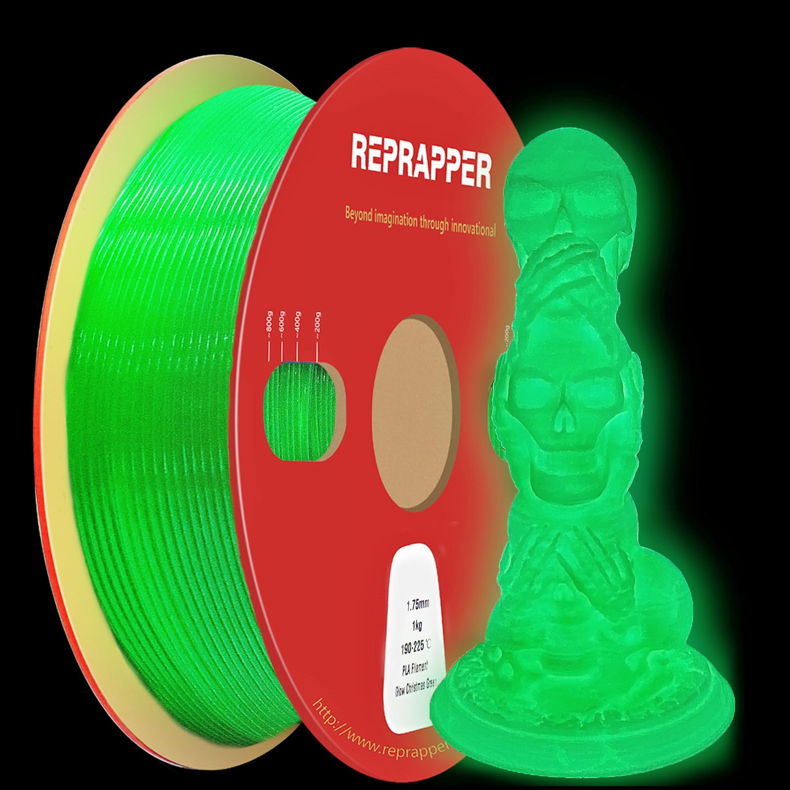Dual Color PLA Filament - 4 Assorted Spools -20