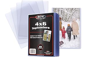 BCW Loaders Card Protectors for 4x6 Post Cards & Photos