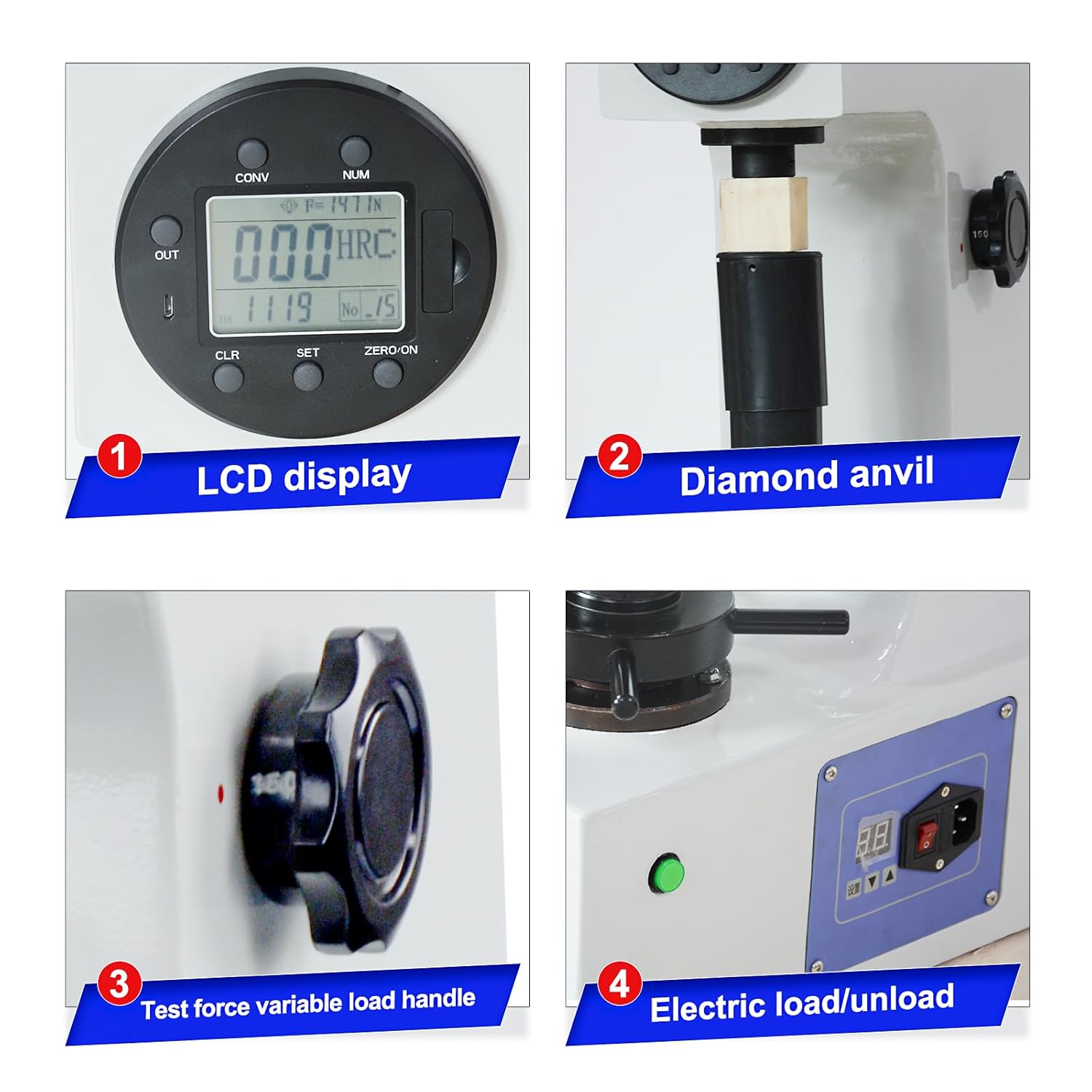 Electric Rockwell Hardness Tester (HRD-150S)