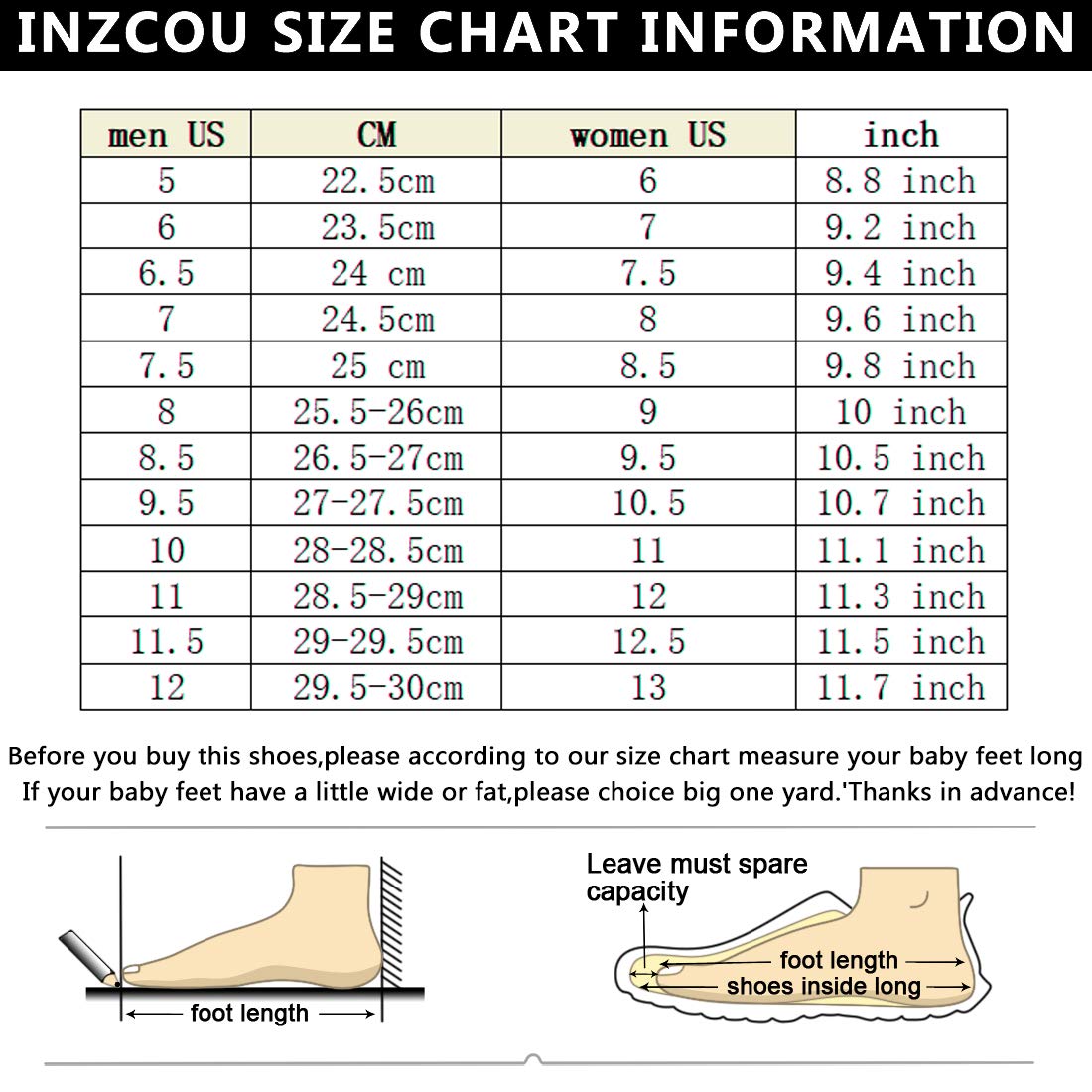 INZCOU Running Shoes Lightweight Tennis Shoes Non Slip Gym Workout