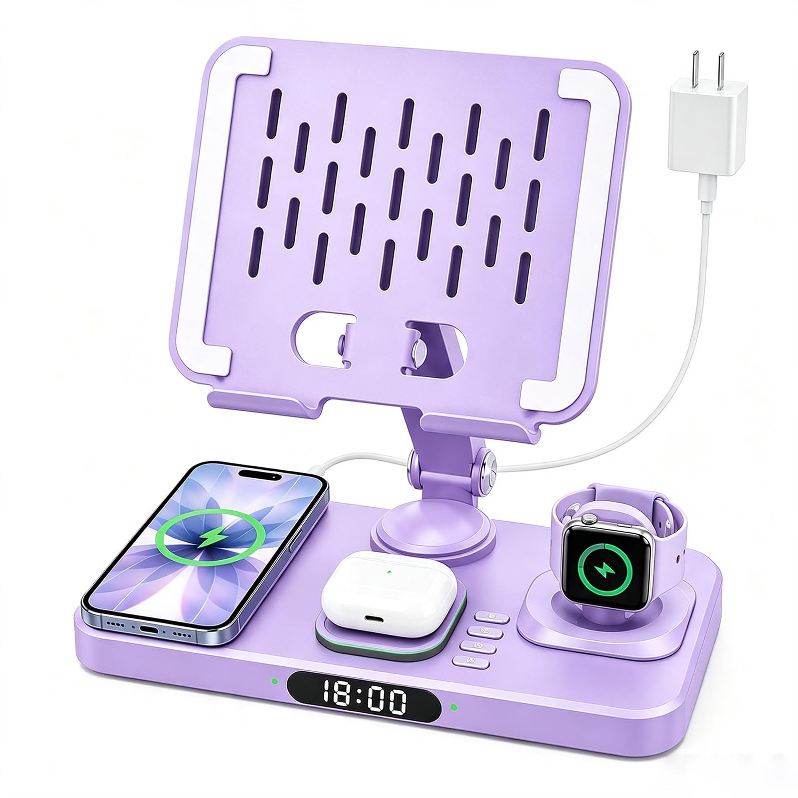Photo 1 of Hostena Wireless Charging Station - Purple