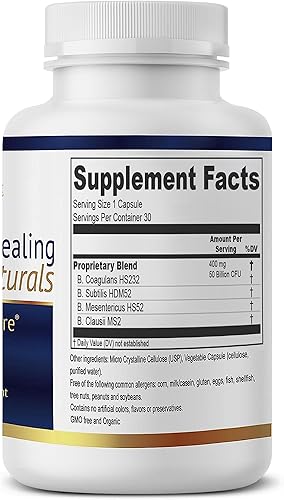 Miniatura 2 de TrueBio-Spore - Suplemento probiótico - Resistente y potente con 50 mil millones de UFC de probióticos - 30 cápsulas