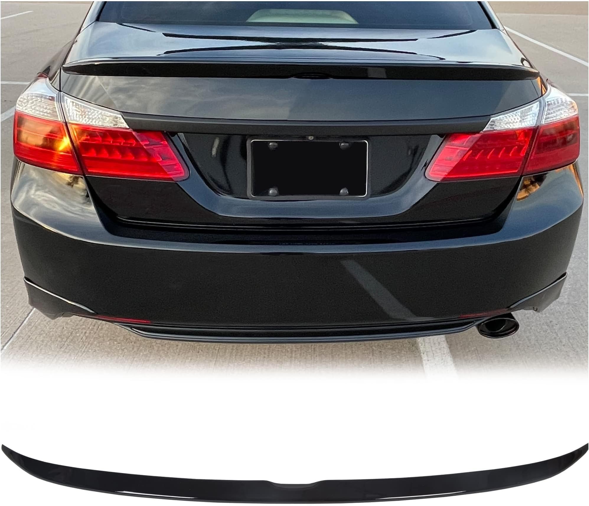Rear Trunk Spoiler Wing Compatible with 2013-2017 Honda Accord 4 Door Sedan