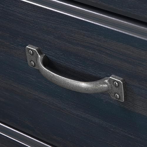 Miniatura 22 de South Shore Ulysses Twin Mates Cama Otoño Roble Fall Oak,Azul (Arándano),Roble de invierno.