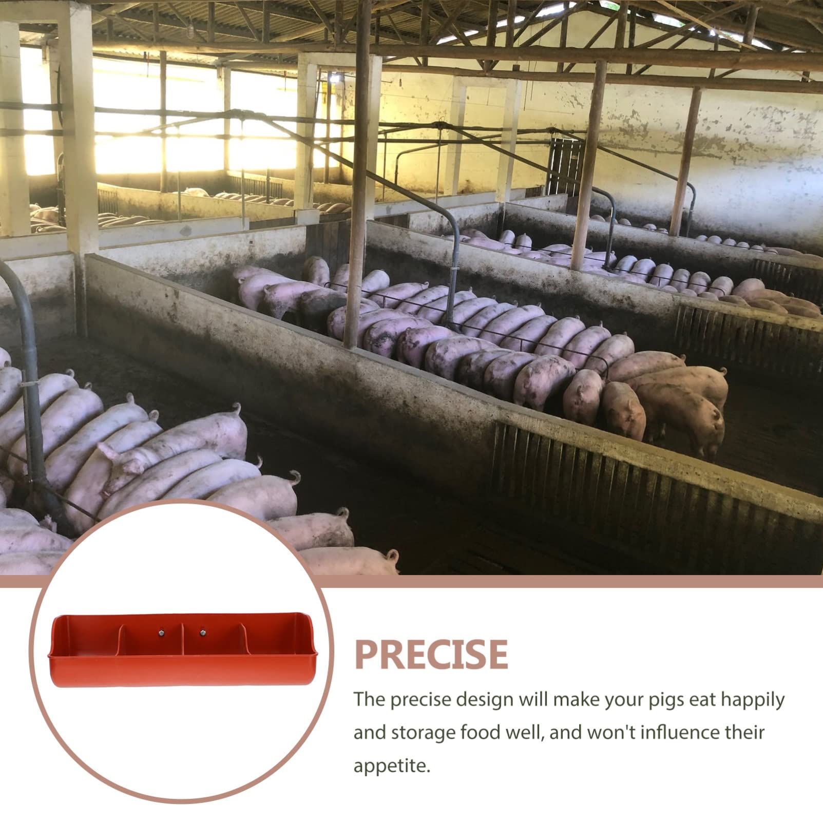 DOITOOL Mangiatoia Per Capre Per Cereali Mangiatoia In Per Maiali Montabile A 4 Scomparti Per Capre Maiali Alimentazione Bestiame