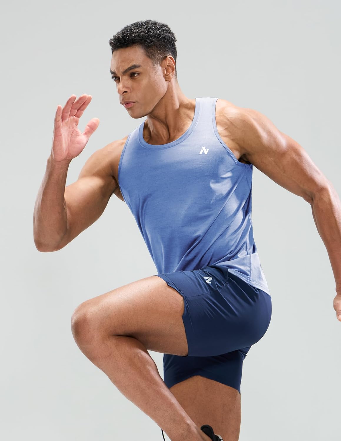 Nepest Mens Sleeveless Workout Running Tank Top Dry Fit Athletic Gym Sport Beach Muscle Bodybuilding Shirts - Image 6