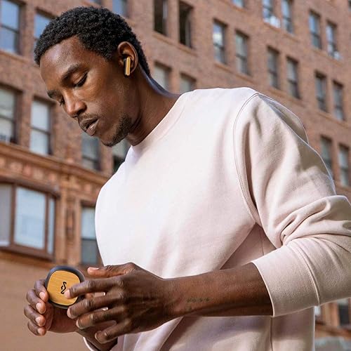 Miniatura 7 de House of Marley Redemption ANC: Auriculares inalámbricos con cancelación de ruido con micrófono, conectividad Bluetooth, 20 horas de tiempo total de