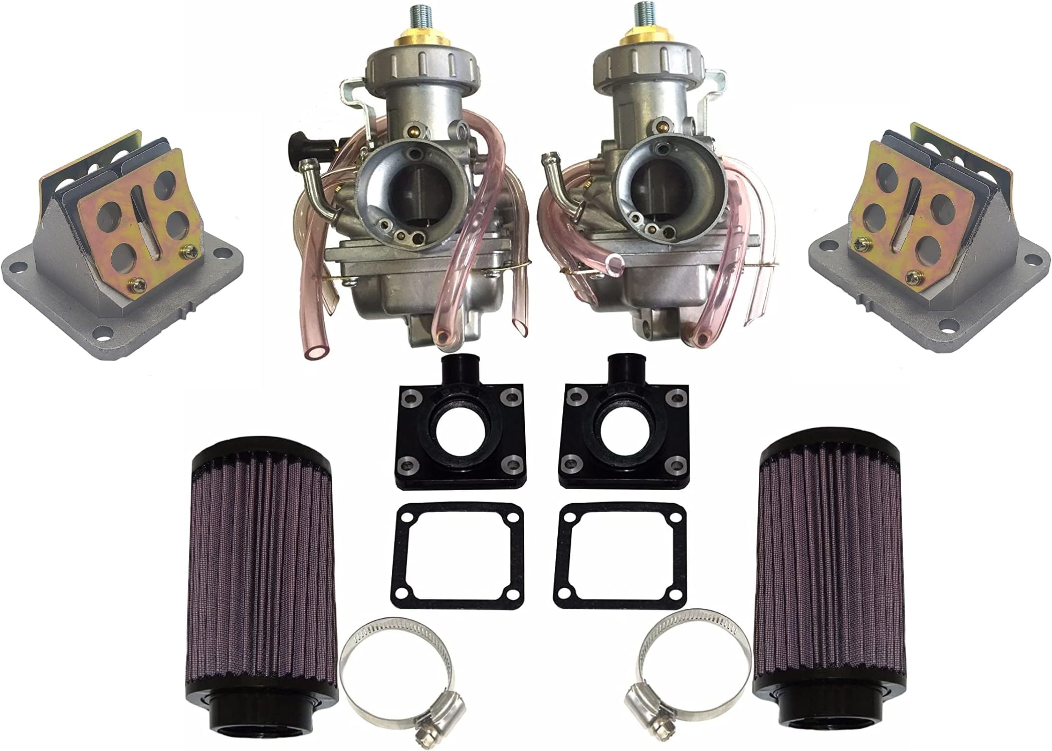 ZOOM ZOOM PARTS CARBURETOR AIR FILTER CLEANER INTAKE REED VALVE REPLACEMENT FIT YAMAHA BANSHEE 350 1987 88 89 90 91 92 93 94 95 96 97 98 99 00 01 02 03 04 05 2006 350 YFZ 350 CARB