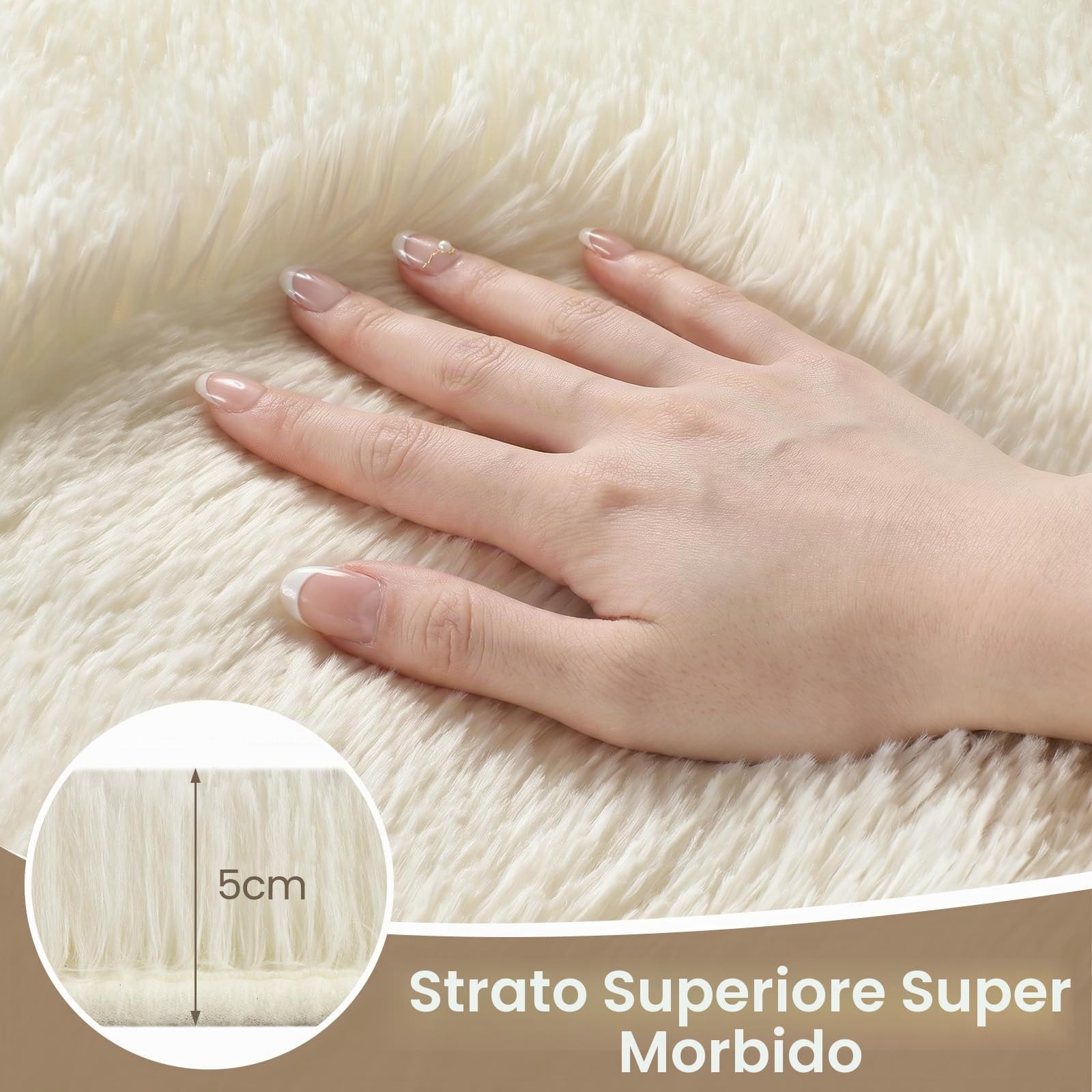 Sour Lemon Tappeto per soggiorno 200 x 300 cm, color crema, per camera da letto, lavabile, antiscivolo, extra large, morbido, moderno, tappeto accanto al tappeto per il soggiorno dei bambini