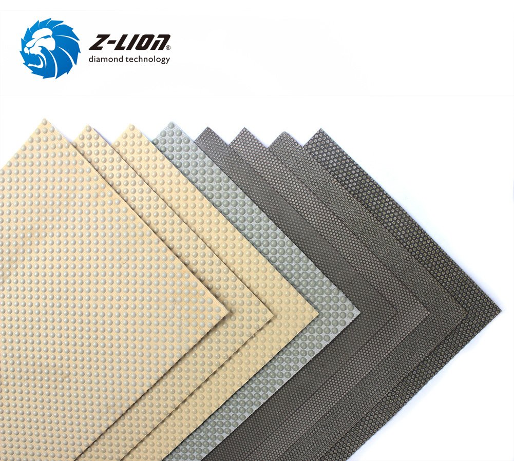 Z-Lion Hojas de papel abrasivo de diamante, papel de lija de diamante para moler piedra, vidrio, cerámica, herramienta de diamante (8 piezas/juego)