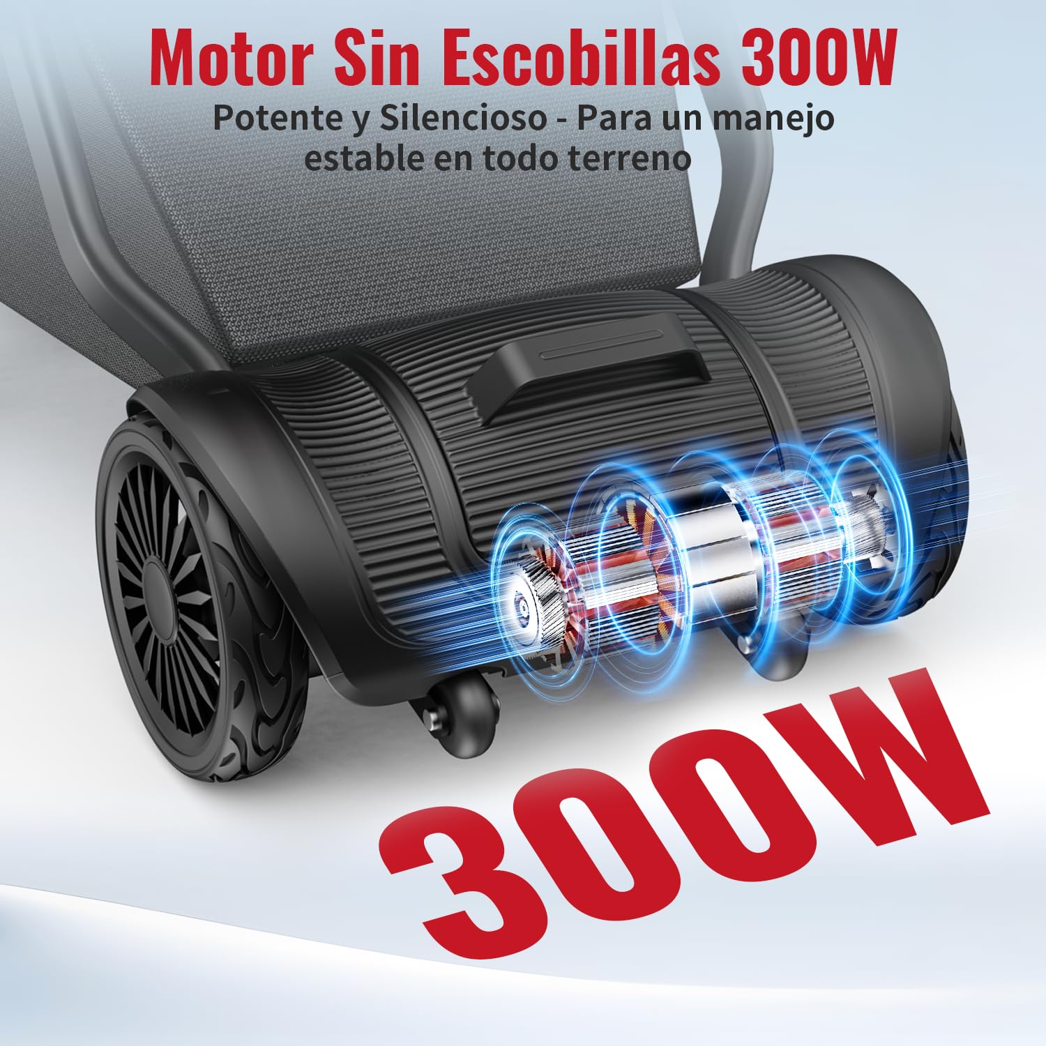 F10 Silla De Ruedas Eléctrica De Plegado Automático Ligera 18Kg, Plegado Con Una Sola Tecla, Autonomía 23-46 km, All Terrain Silla De Ruedas Eléctrica para Adultos (Blanco, Amperio-hora, 12)