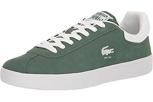 Lacoste Men's T-Clip Leather Tennis Shoes
