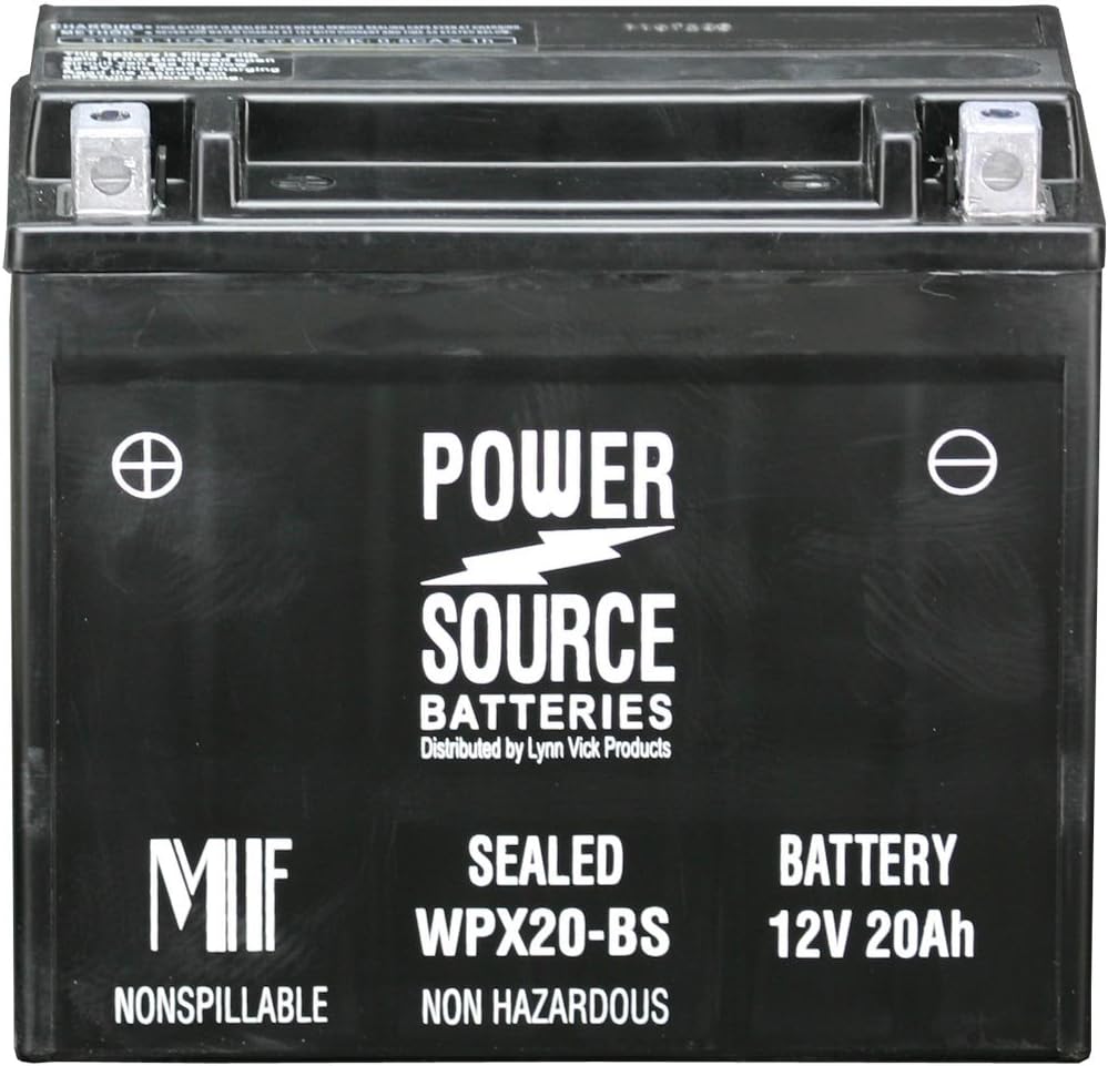 Power Source 01-353 WPX20-BS Sealed Battery