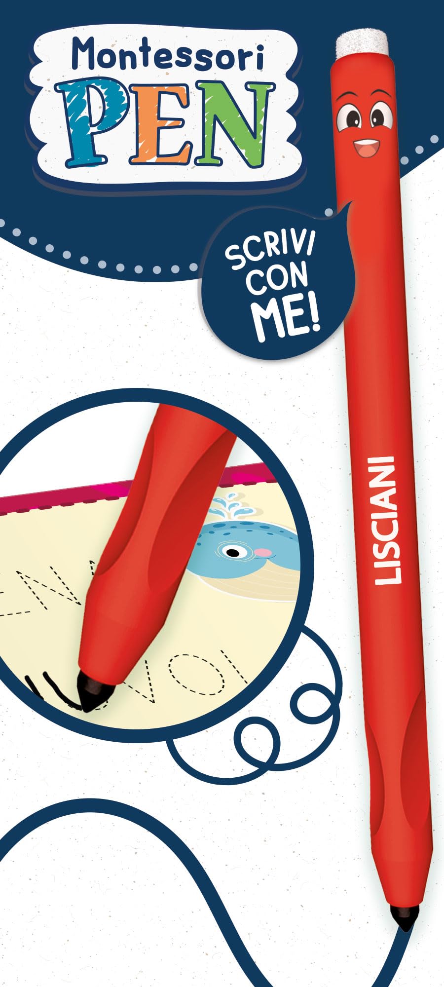 Lisciani Spiele Montessori Pen École d'écriture