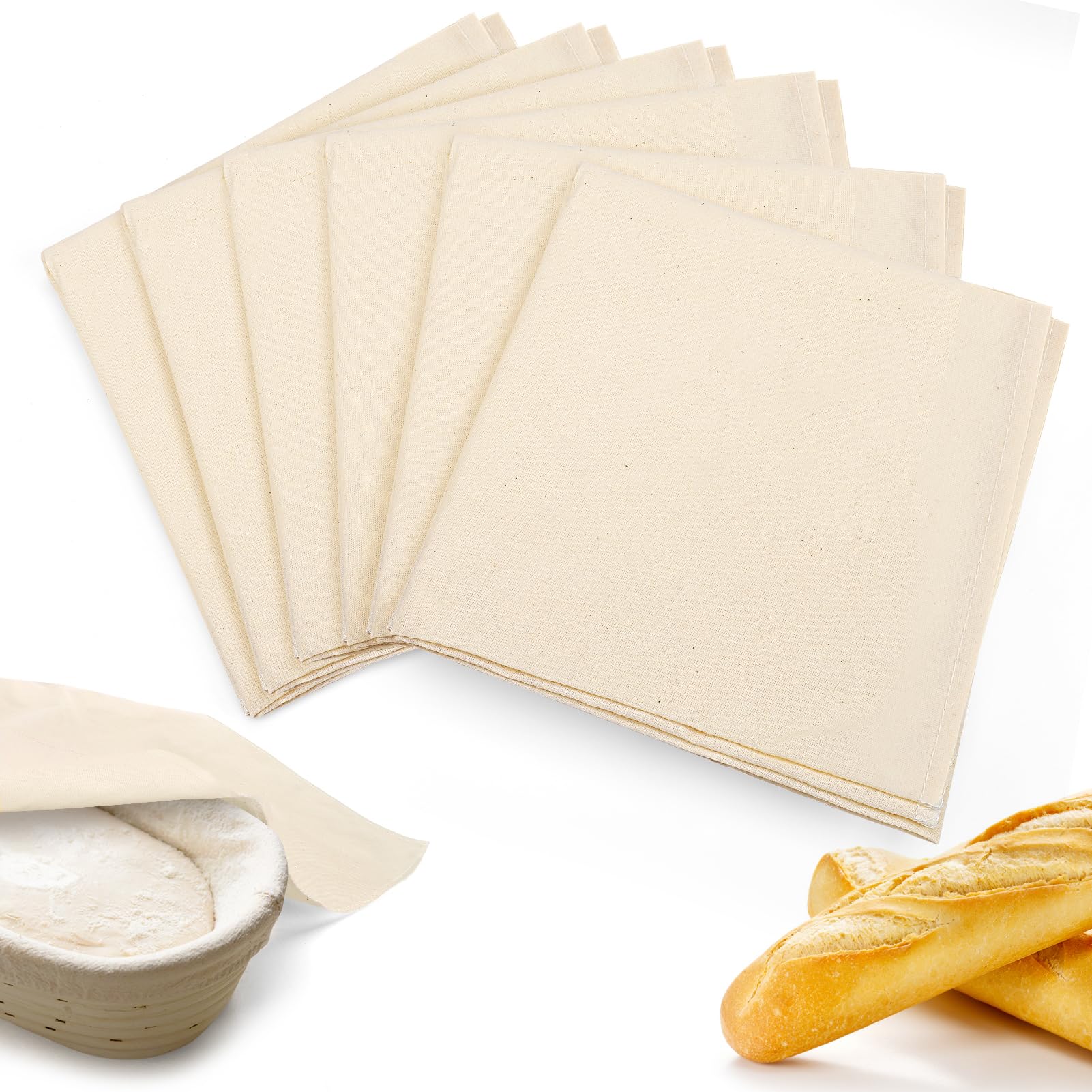 ANPHSIN 6Pcs 28"x28" Large Tea Towels - dish cloths and dish towels | Mubboo
