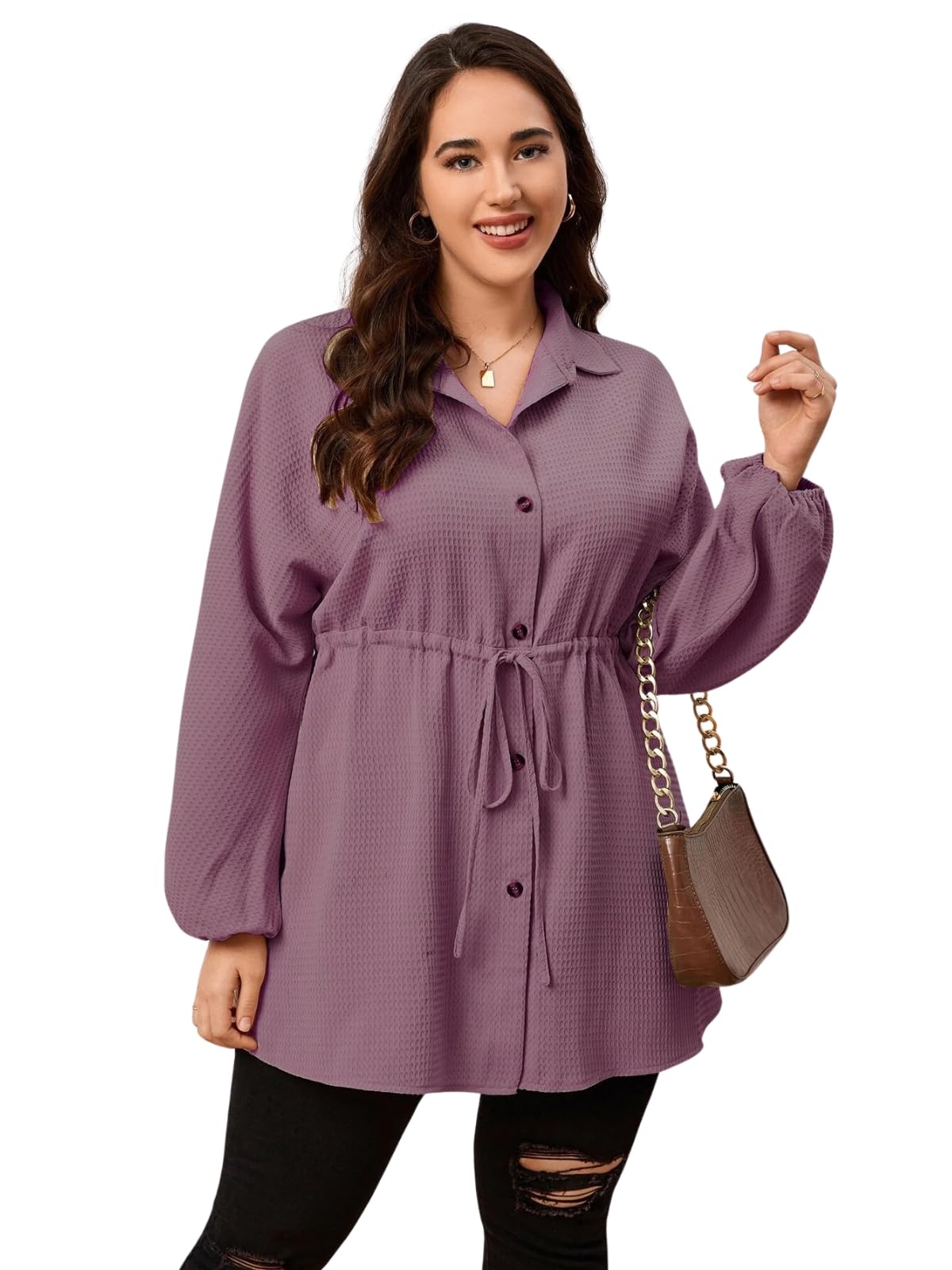 Greciilooks Poly Cotton Casual Standard Length One Piece Maxi Bodycon Dresses Midi Dress For Women (Gl-Wd1149_Purple_M)