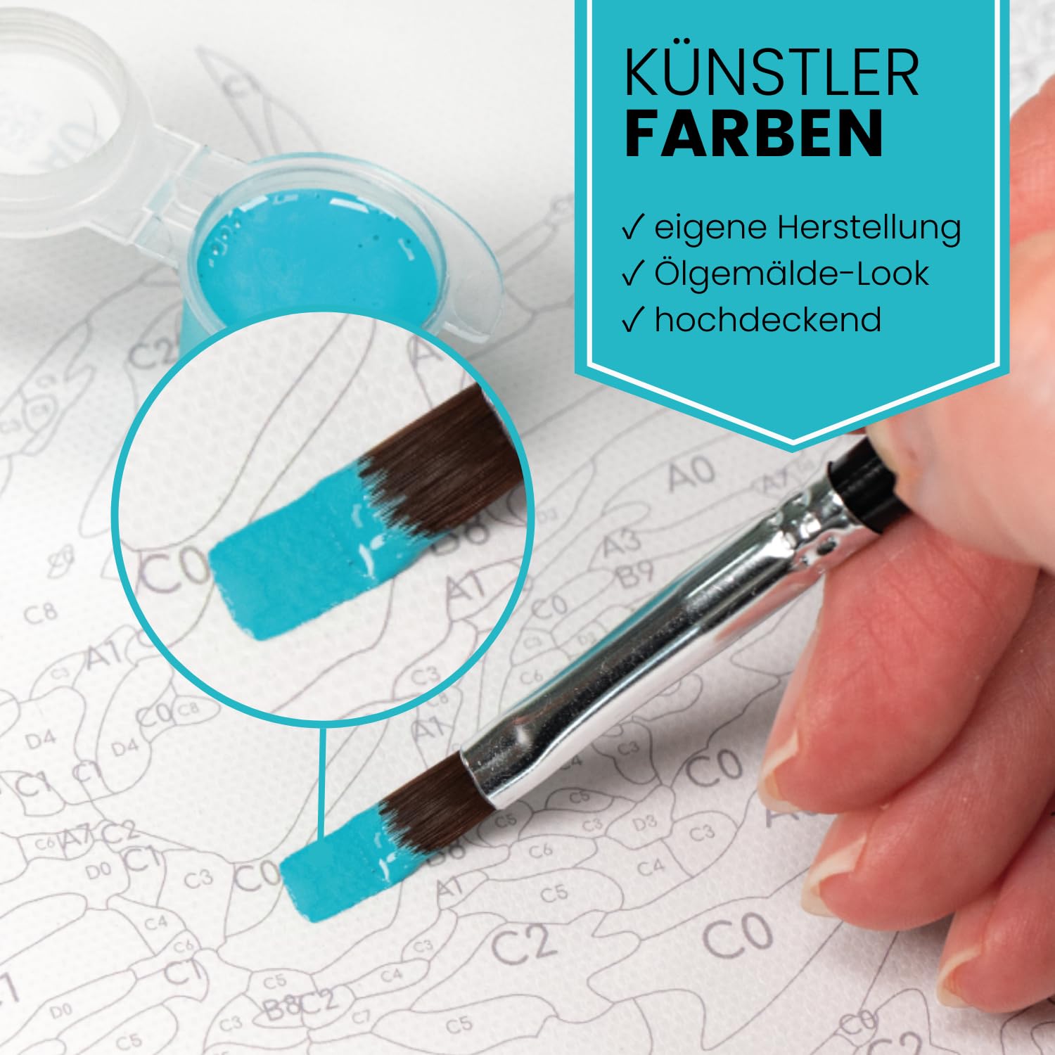 Malen nach Zahlen Erwachsene - Fischerdorf am Mittelmeer 90 x 60 cm groß XL Premium-Malset ohne Rahmen, Hergestellt in unserer Produktion in Deutschland, Kreative