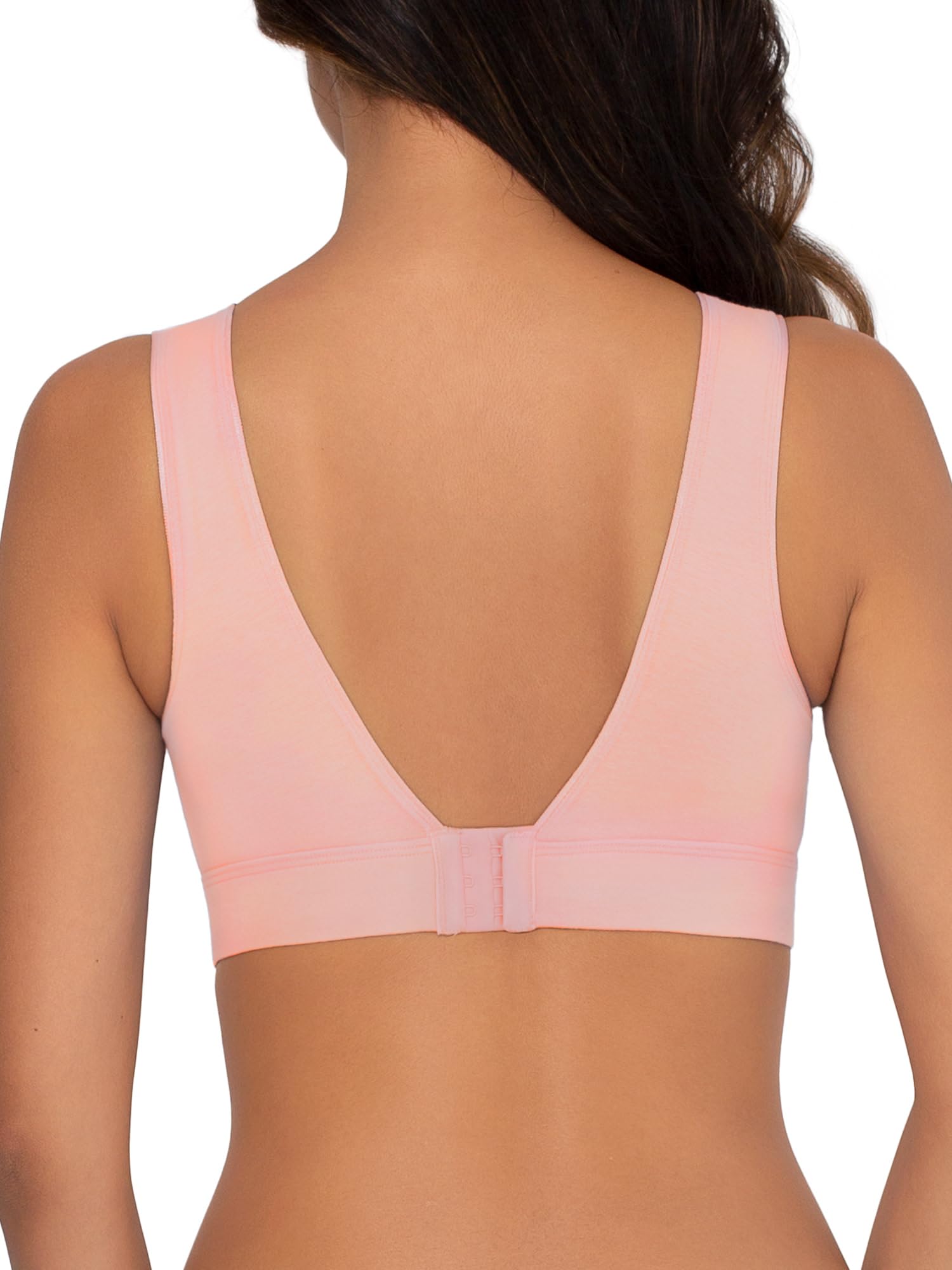 Fruit of The Loom Bralette Inalámbrico de Algodón con Cobertura Completa Sujetador de Cobertura Completa Mujer