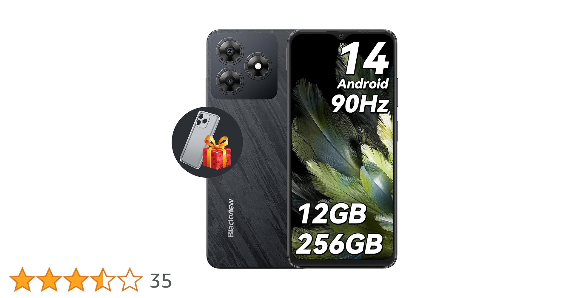 Blackview Wave8 黒 スマートフォン 12GB+256GB Amazon | Blackview WAVE8 SIMフリー スマホ 本体 4G 6.56インチ
