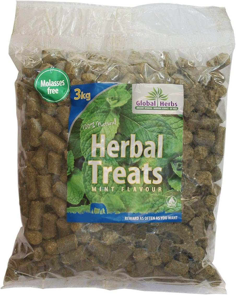 Global Herbs Herbal Mint 3kg Horse Treats 3kg Brown