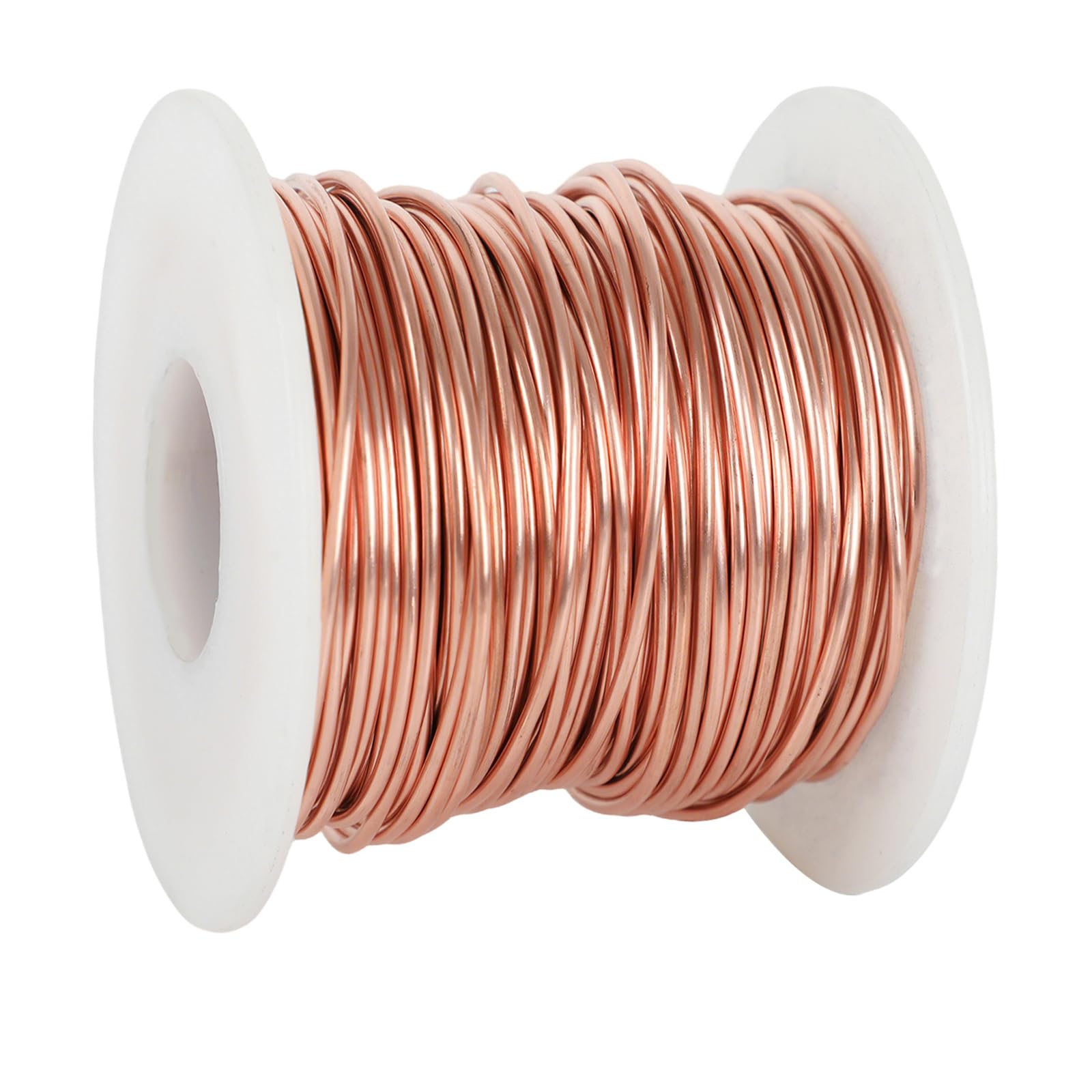 Alambre de cobre puro, diámetro de 0,5/0,8/1/1,5/2/2,5/3 mm, alambre de cobre T2, bobina de cobre de 500 g para jardinería, cable de cobre puro para ingeniería eléctrica y manualidades (1,5 mm-31 m)
