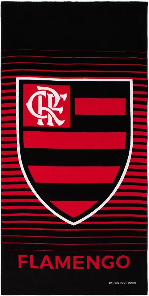 Buettner Toalha de Banho Futebol Estampada Veludo 1,40m x 70cm