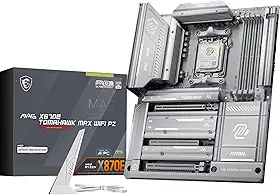 MSI Placa-mãe MAG X870E Tomahawk MAX WiFi PZ, ATX - Suporta processadores AMD Ryzen 9000/8000/7000, AM5-80A SPS VRM, DDR5 Memory Boost 8400+ MT/s (OC), PCIe 5.0 x16, M.2 Gen5, Wi-Fi 7, 5G LAN