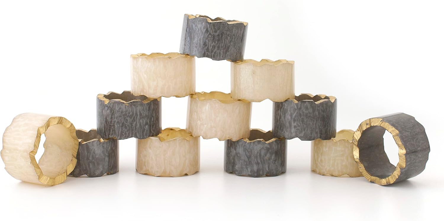 Napkin ring holders, napkin rings, napkin rings set of 12