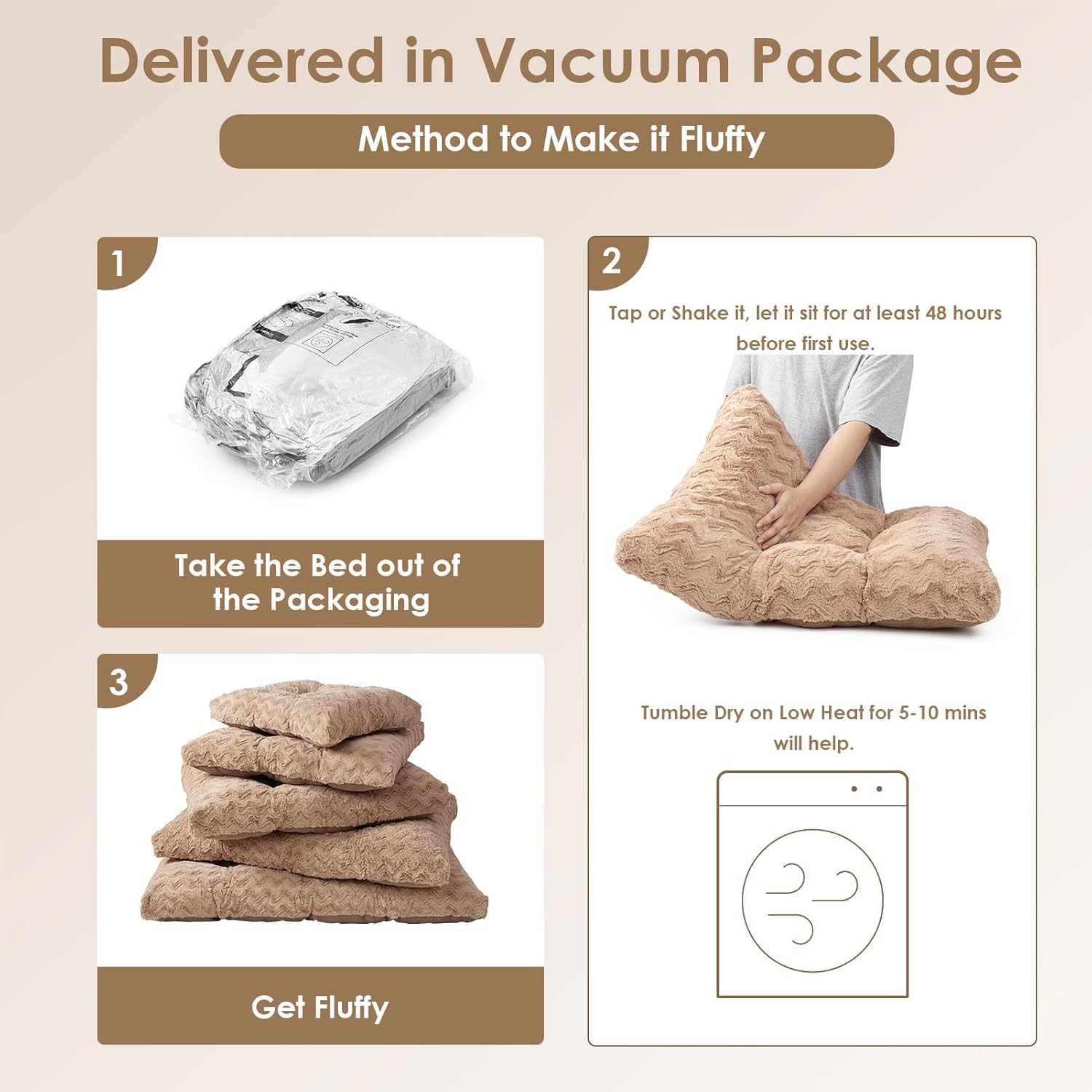 Similar Washable Large Dog Bed for Crate 35x23 Inch, Reversible Kennel Pad for Dogs Weight Up to 45 lbs, Plush and Comfy Pet Sleeping Mat, Camel Camel 35\" x 23\"x 3.5\"