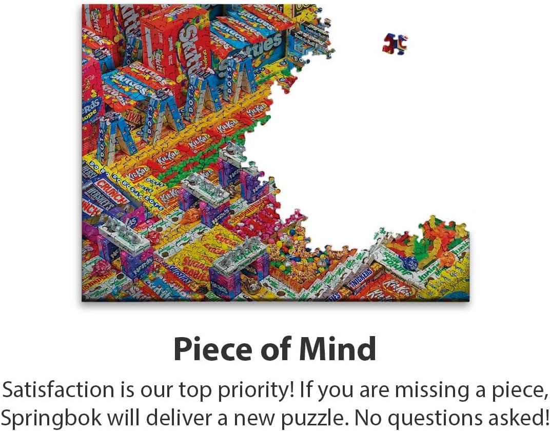 Springbok's 1500 Piece Jigsaw Puzzle Candyscape - Made in USA