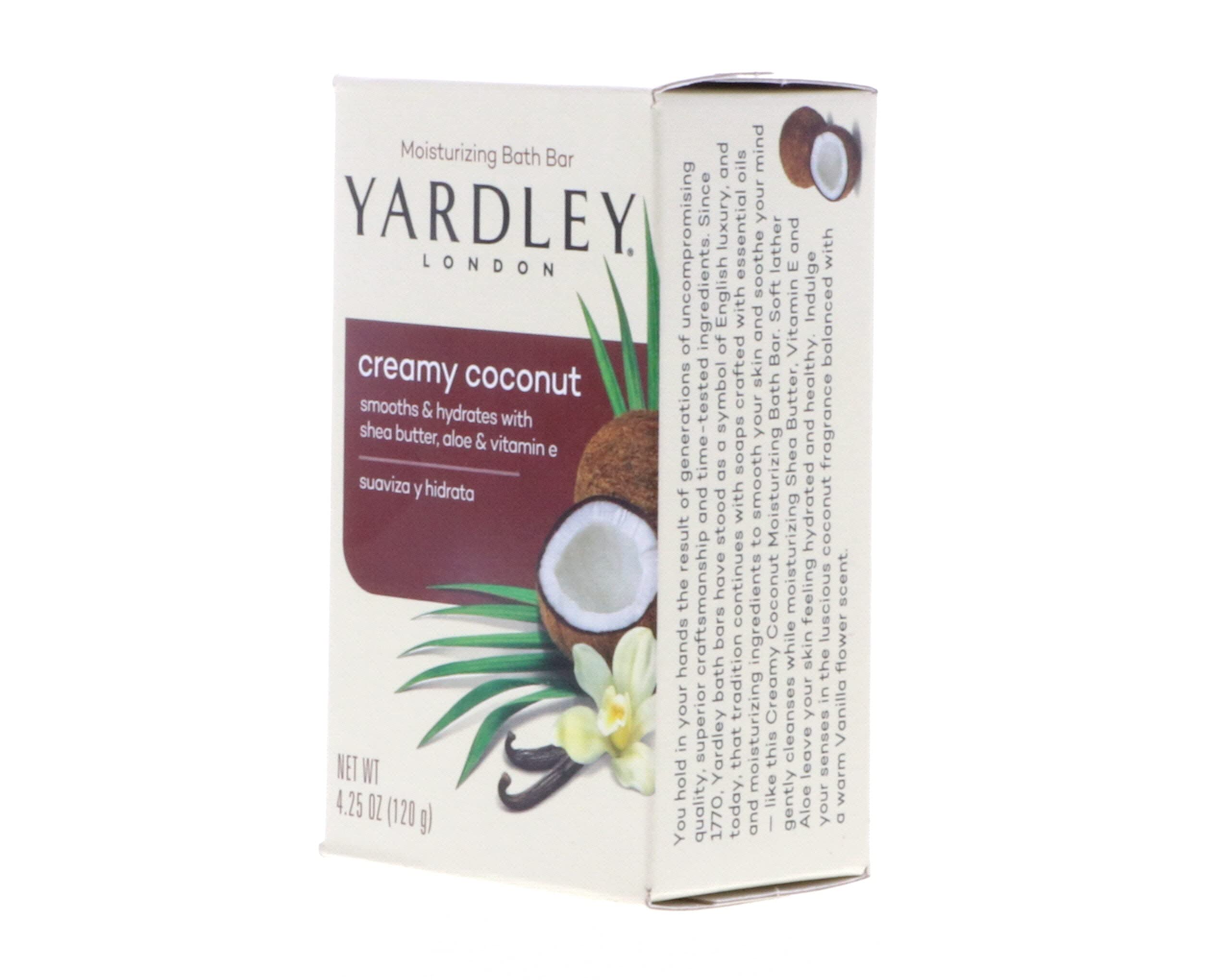 Yardley Creamy Coconut Soap 120g