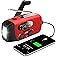RunningSnail Emergency Hand Crank Radio With LED Flashlight For Emergency, AM/FM NOAA Portable Weather Radio With 2000mAh Pow