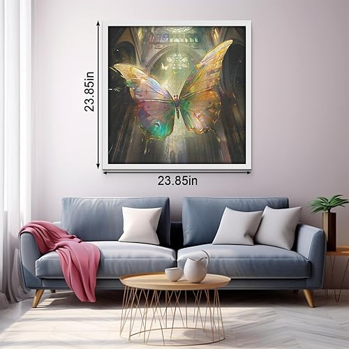 Miniatura 5 de Rompecabezas de mariposa vintage para adultos de 1000 piezas, rompecabezas retro de mariposas con hermosas alas, rompecabezas difíciles y