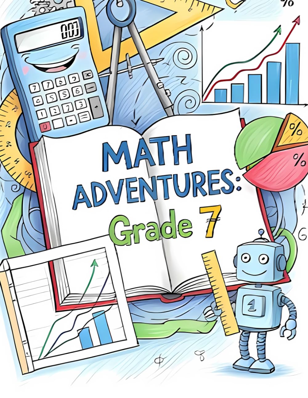 7th Grade Math Workbook & Practice Problems: Homeschool Seventh Graders Textbook - Middle School Curriculum with Answer Key
