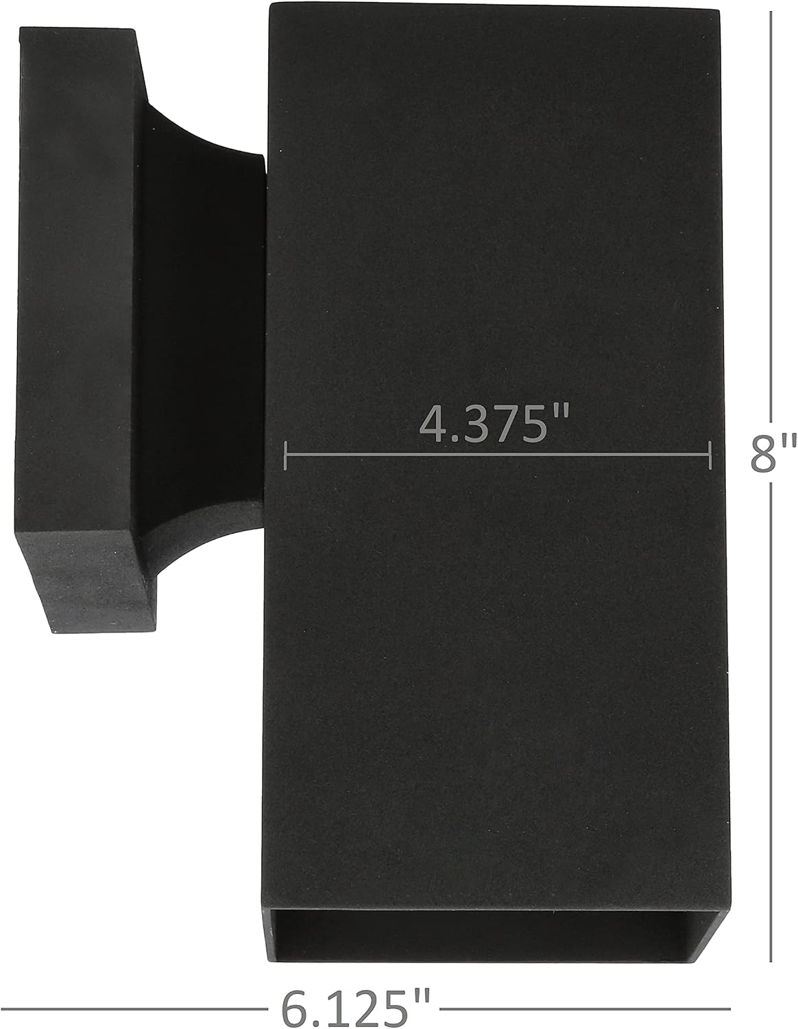 Get Popular Offer Luminance F6891-31 Modern Outdoor Light for Home Exterior | Aluminum Wall Sconce | Weather Resistant for Outside of House, Porch, Garage, or Patio | Wet Rated, 8 x 4.375 in, Black