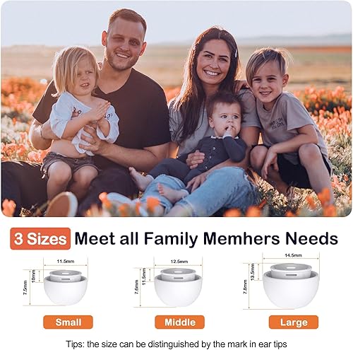 Miniatura 2 de 3 pares de almohadillas de repuesto para AirPods Pro y 2 generación con orificio de reducción de ruido y kit de limpieza 3 en 1 para AirPods 1 2 3