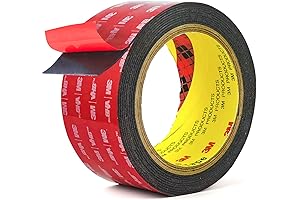 Super-Strength Double-Sided Tape: 2 Inches Wide, 10 Feet Long