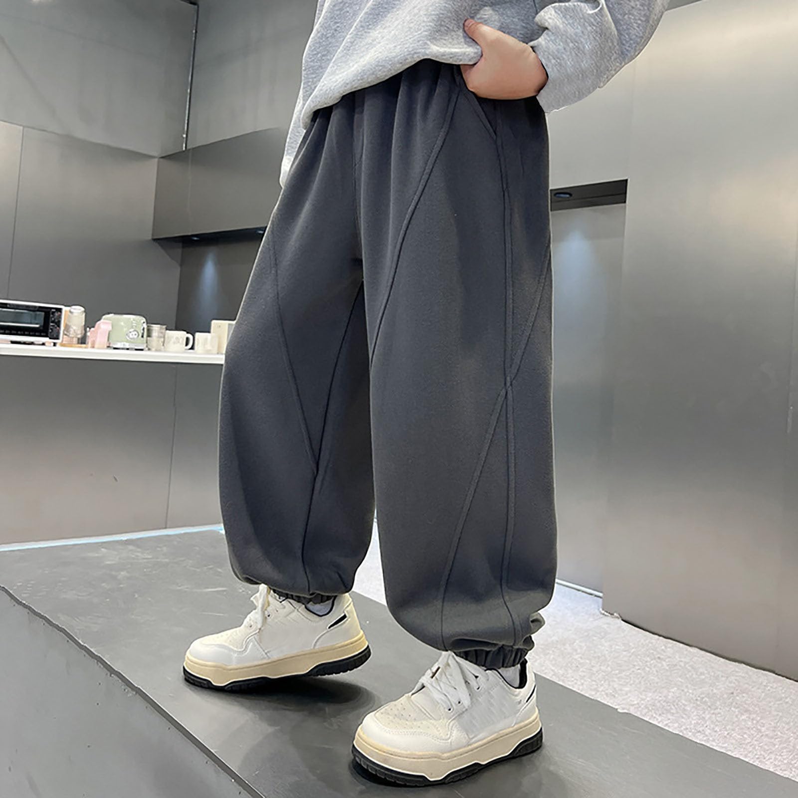 Pantalones Niño Pantalon Chandal Niño Pantalones para Gris Blanco Impermeable Portero Niña Verde Térmicos El Frio De Yoga Pana Cargo Entrenamiento Deportes 150 14 Años Chándal 12 Termicos Futbol