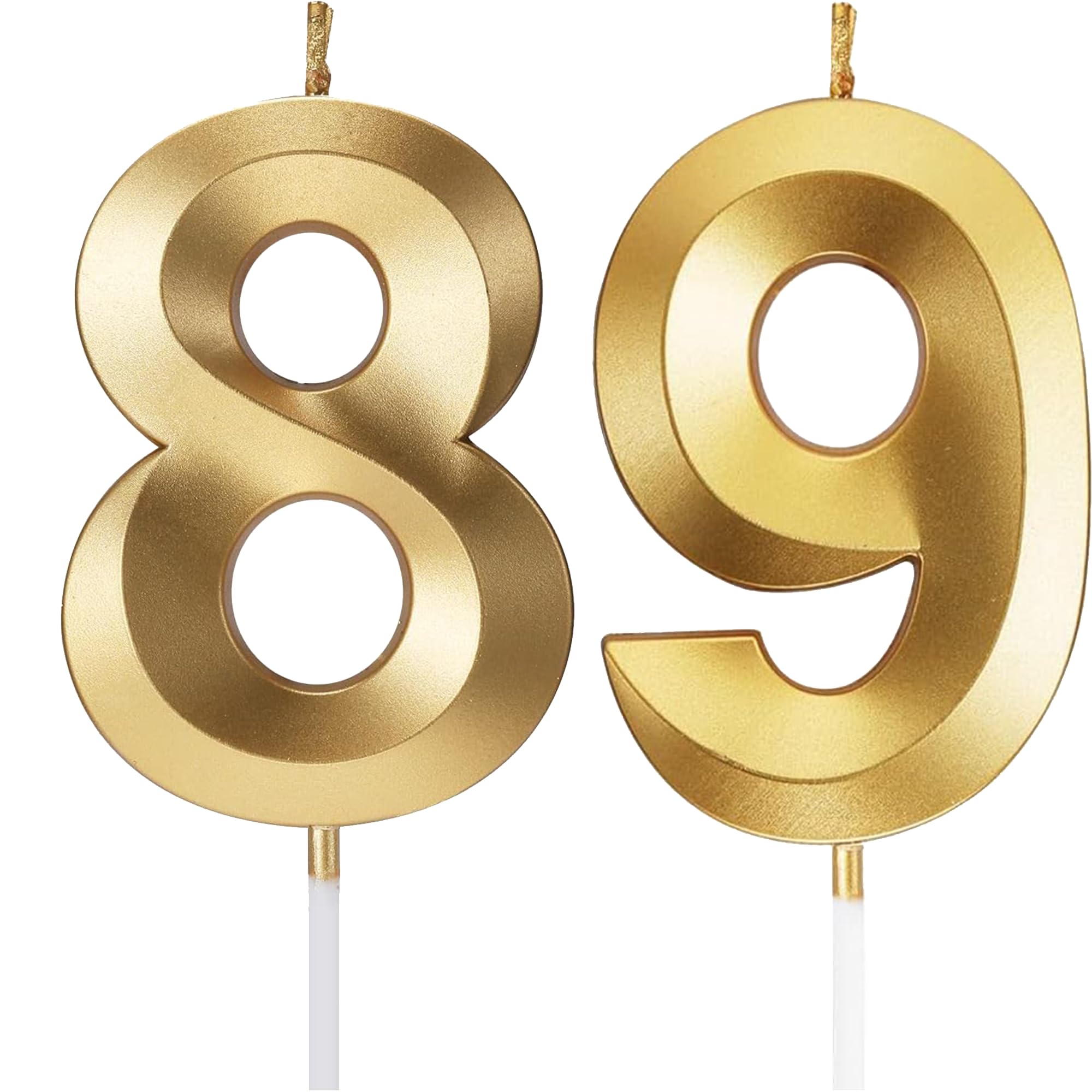 Birthday Candles Number Candles Age Year for Cakes Happy Birthday 3D Designed Wedding Anniversary Party Cake Topper Decorations