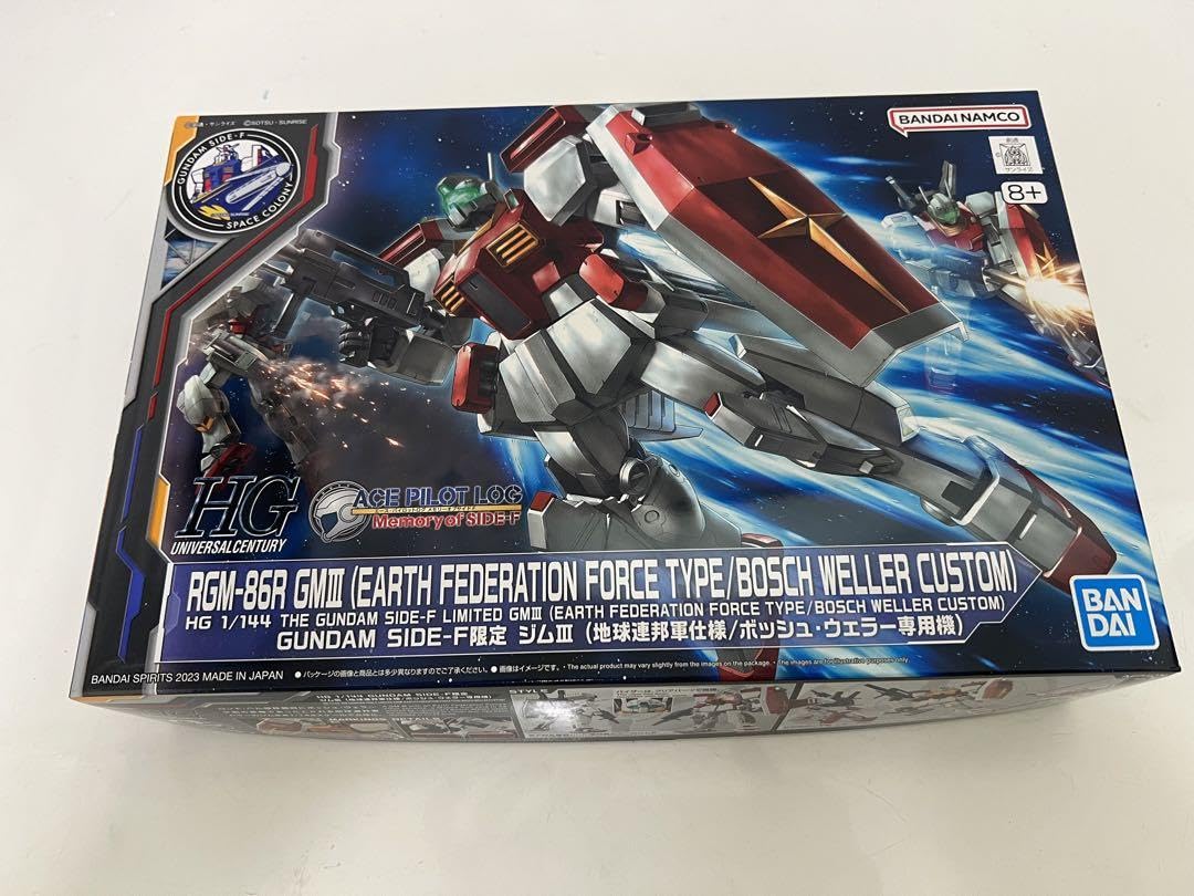 ガンダムサイドF 限定　ジムIII ボッシュウェラー専用機 HG 1/144 GUNDAM SIDE-F限定 ジムIII (地球連邦軍仕様/ボッシュ