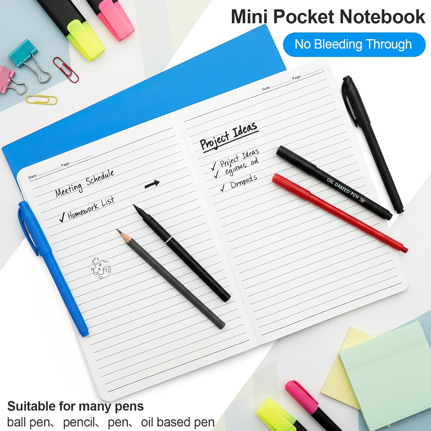 BESARME 60 Pcs A5 Lined Notebook Bulk, A5 Journaling Notebooks End of Year Gifts for Students Colorful College Ruled Notebooks for School Supplies, 8.3x5.5 Inch