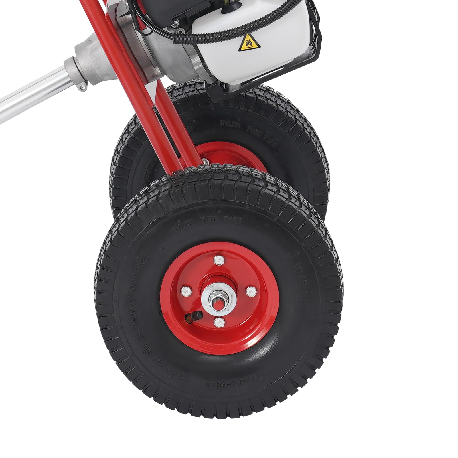 43CC Kehrmaschine Benzin, Benzinkehrmaschine, 2-Takt-Motor mit 8500 U/min, Benzinmotor-Besen, zum Reinigen von Kunstrasen und Straßen
