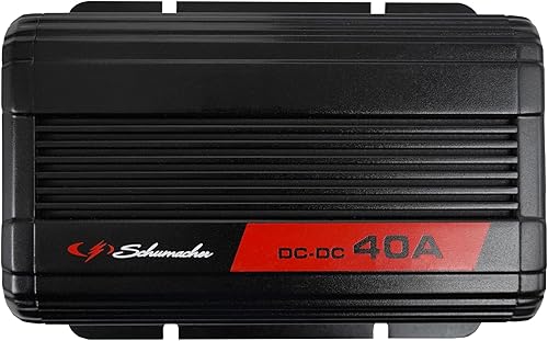 Schumacher SDC371 40A 12V DC-DC Cargador de batería inteligente  Utiliza energía solar o alternador de vehículo para cargar batería auxiliar  para
